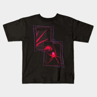 Black Widow V45 (Multicolor) Kids T-Shirt